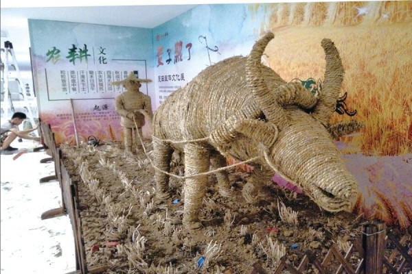 蘭山區(qū)和諧廣場·麥子熟了文化展